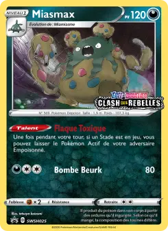 Miasmax — carte SWSH025 de l’extension Promo SWSH