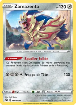 Zamazenta — carte SWSH034 de l’extension Promo SWSH