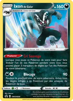 Ixon de Galar — carte SWSH059 de l’extension Promo SWSH