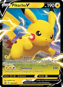 Pikachu V — carte SWSH061 de l’extension Promo SWSH
