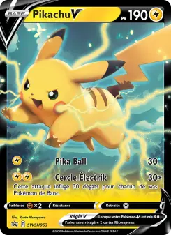 Pikachu V — carte SWSH063 de l’extension Promo SWSH