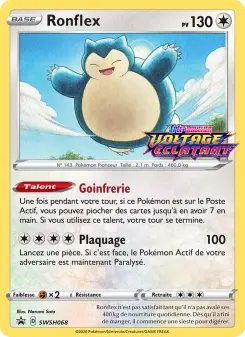 Ronflex — carte SWSH068 de l’extension Promo SWSH