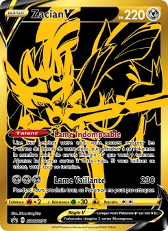 Zacian V — carte SWSH076 de l’extension Promo SWSH