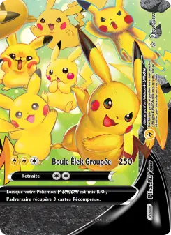 Pikachu V-UNION — carte SWSH142 de l’extension Promo SWSH