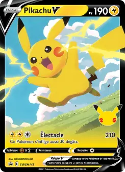 Pikachu V — carte SWSH143 de l’extension Promo SWSH