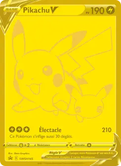 Pikachu V — carte SWSH145 de l’extension Promo SWSH