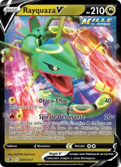Rayquaza V — carte SWSH147 de l’extension Promo SWSH