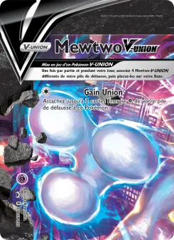 Mewtwo V-UNION — carte SWSH159 de l’extension Promo SWSH