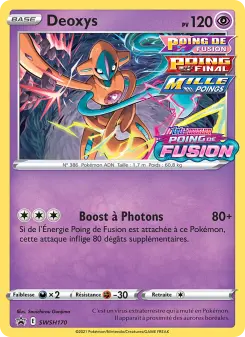 Deoxys — carte SWSH170 de l’extension Promo SWSH