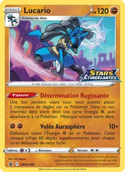 Lucario — carte SWSH186 de l’extension Promo SWSH