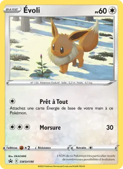 Évoli — carte SWSH190 de l’extension Promo SWSH