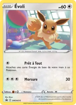 Évoli — carte SWSH212 de l’extension Promo SWSH