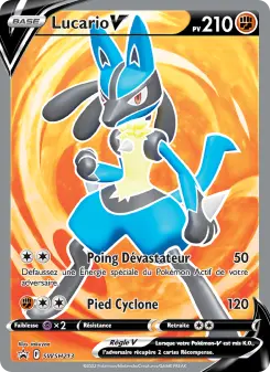 Lucario V — carte SWSH213 de l’extension Promo SWSH