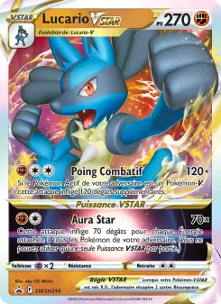 Lucario VSTAR — carte SWSH214 de l’extension Promo SWSH