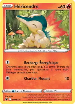 Héricendre — carte SWSH221 de l’extension Promo SWSH