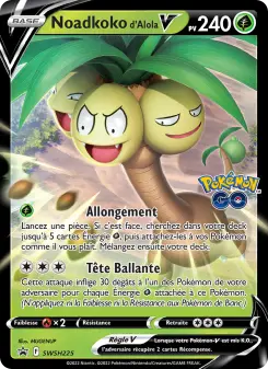 Noadkoko d'Alola V — carte SWSH225 de l’extension Promo SWSH