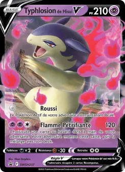 Typhlosion de Hisui V — carte SWSH237 de l’extension Promo SWSH