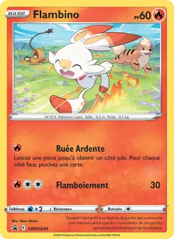 Flambino — carte SWSH244 de l’extension Promo SWSH