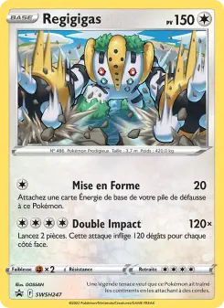 Regigigas — carte SWSH247 de l’extension Promo SWSH