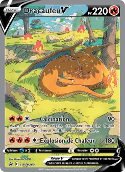 Dracaufeu V — carte SWSH260 de l’extension Promo SWSH