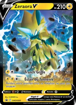 Zeraora V — carte SWSH263 de l’extension Promo SWSH