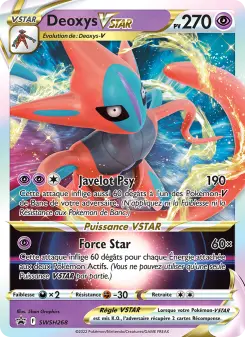 Deoxys VSTAR — carte SWSH268 de l’extension Promo SWSH