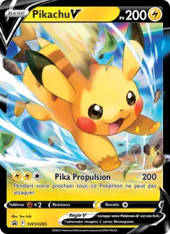 Pikachu V — carte SWSH285 de l’extension Promo SWSH