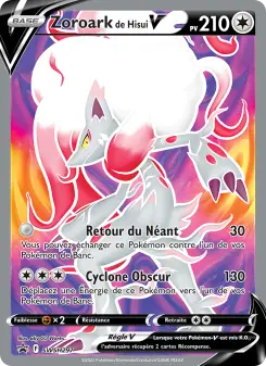 Zoroark de Hisui V — carte SWSH297 de l’extension Promo SWSH