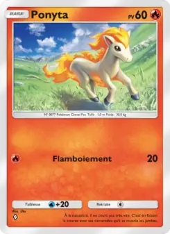 Ponyta — carte 042 de l’extension Puissance Génétique