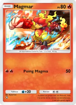 Magmar — carte 044 de l’extension Puissance Génétique