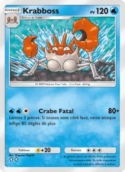 Krabboss — carte 069 de l’extension Puissance Génétique