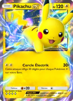 Pikachu-ex — carte 096 de l’extension Puissance Génétique