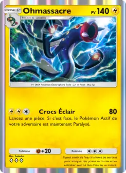 Ohmassacre — carte 109 de l’extension Puissance Génétique