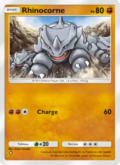 Rhinocorne — carte 156 de l’extension Puissance Génétique