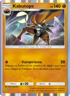 Kabutops — carte 159 de l’extension Puissance Génétique