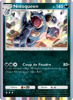 Nidoqueen — carte 168 de l’extension Puissance Génétique