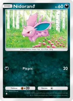 Nidoran♂ — carte 169 de l’extension Puissance Génétique