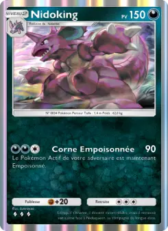 Nidoking — carte 171 de l’extension Puissance Génétique