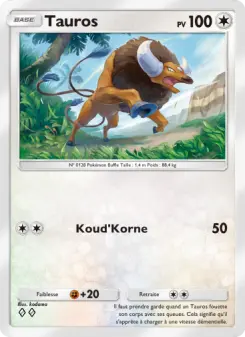 Tauros — carte 204 de l’extension Puissance Génétique