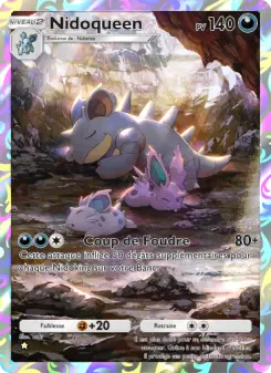 Nidoqueen — carte 240 de l’extension Puissance Génétique