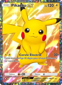 Pikachu-ex — carte 259 de l’extension Puissance Génétique
