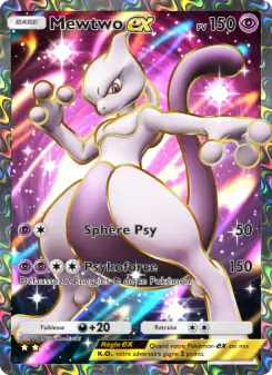 Mewtwo-ex — carte 262 de l’extension Puissance Génétique