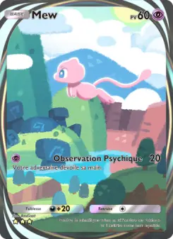 Mew — carte 283 de l’extension Puissance Génétique