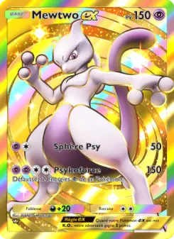 Mewtwo-ex — carte 286 de l’extension Puissance Génétique