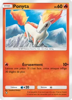 Ponyta — carte 010 de l’extension L’Île Fabuleuse