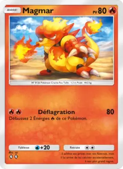 Magmar — carte 012 de l’extension L’Île Fabuleuse