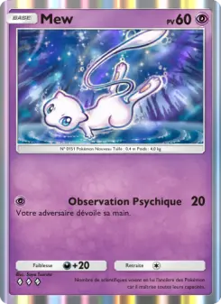 Mew — carte 031 de l’extension L’Île Fabuleuse
