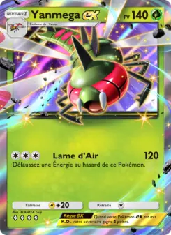 Yanmega-ex — carte 007 de l’extension Choc Spatio-Temporel