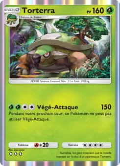 Torterra — carte 012 de l’extension Choc Spatio-Temporel