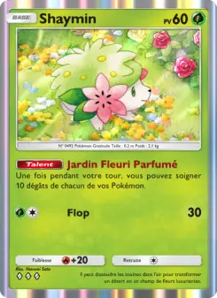 Shaymin — carte 022 de l’extension Choc Spatio-Temporel